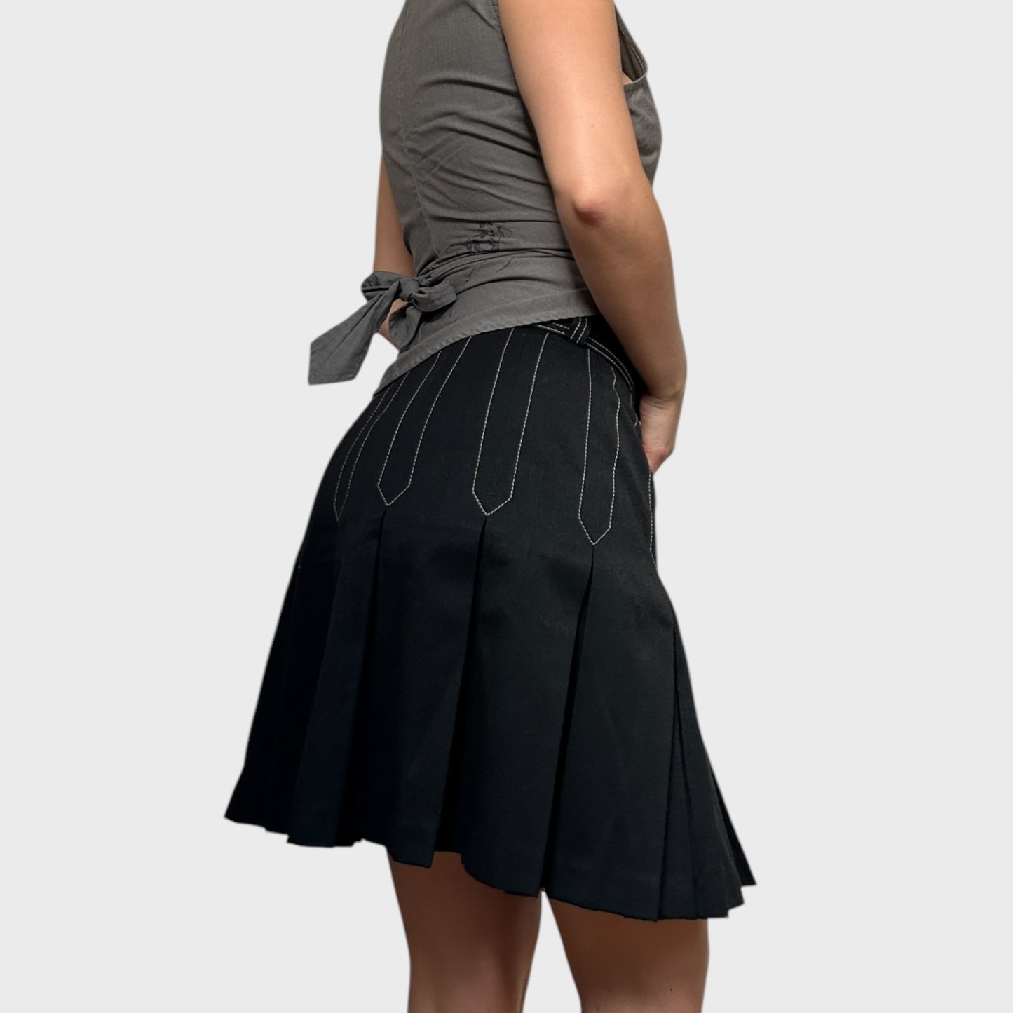 Vintage Cop Copine Pleated Skirt