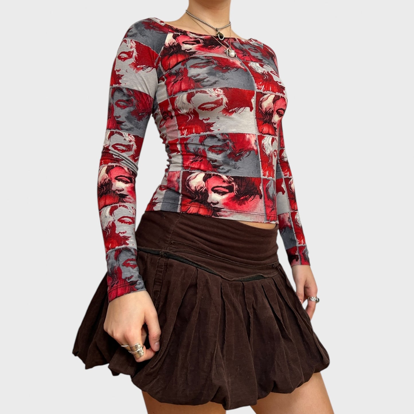 Vintage Morgan Graphic Print Top