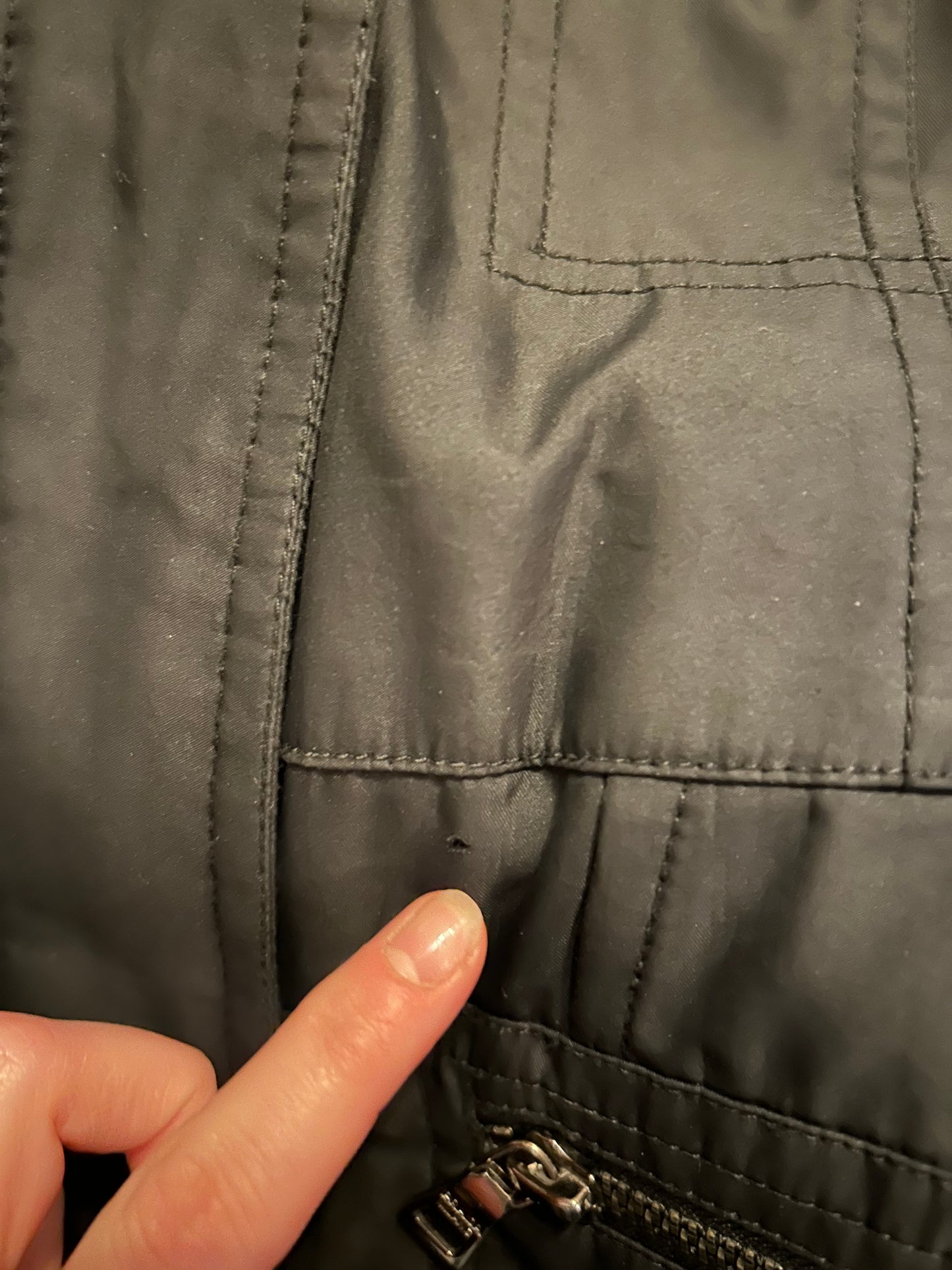 Black Vintage Prada Sport 2005 Technical Zip-Up Jacket