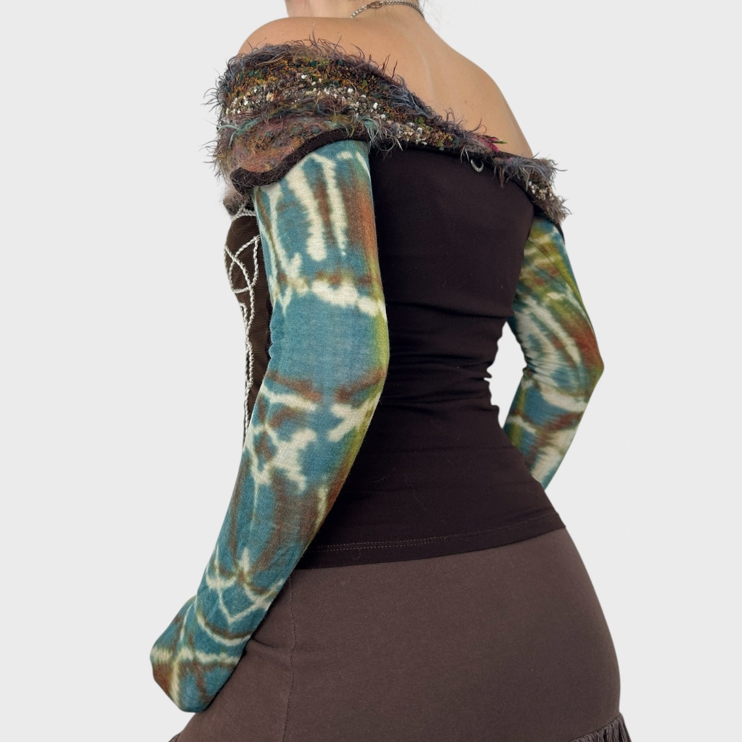 Save The Queen Off-The-Shoulder Long Sleeve Top - XS/S