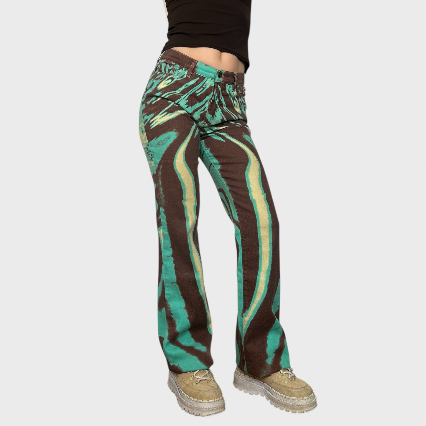 Roberto Cavalli Graphic Print Jeans - S