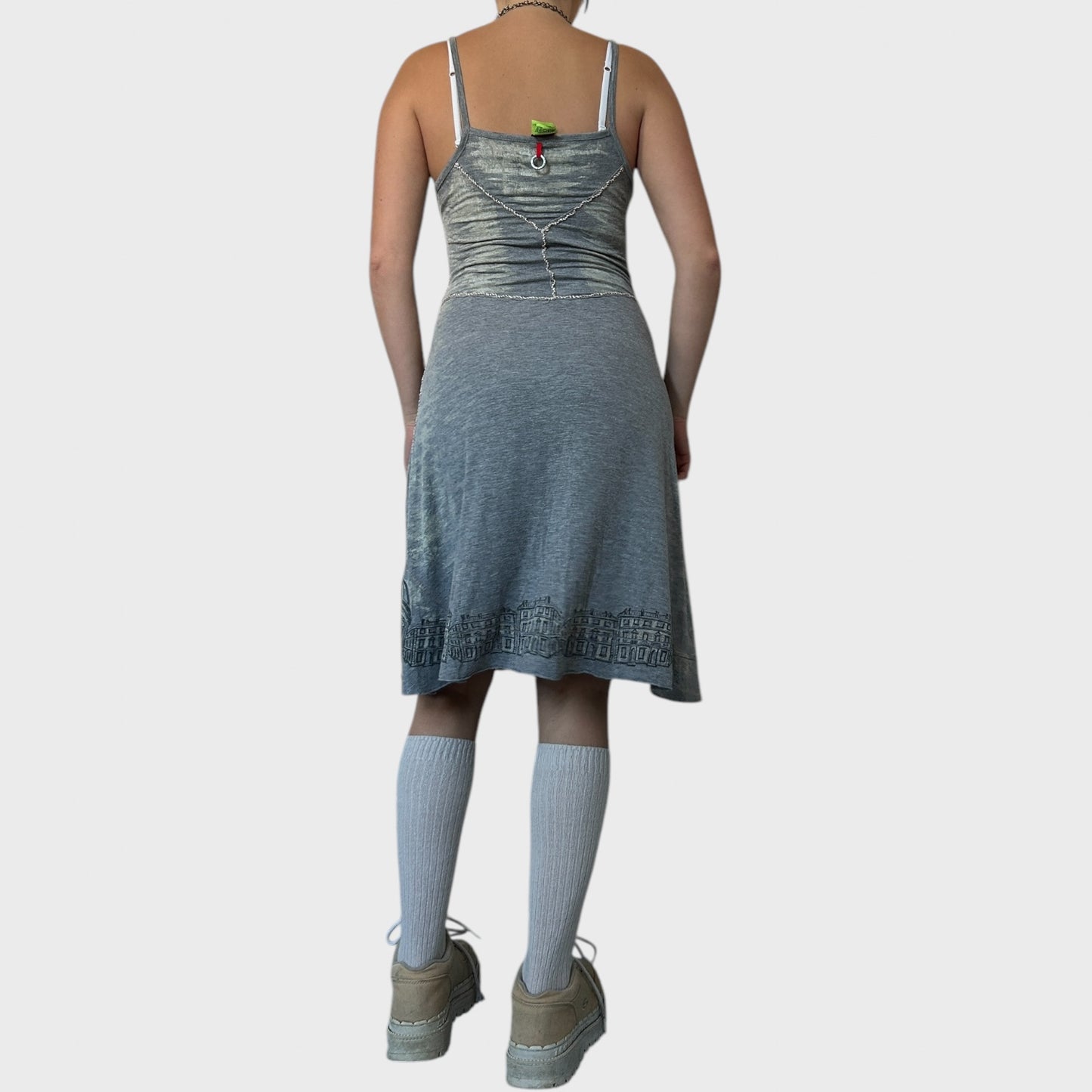 Save the queen embroidered dress