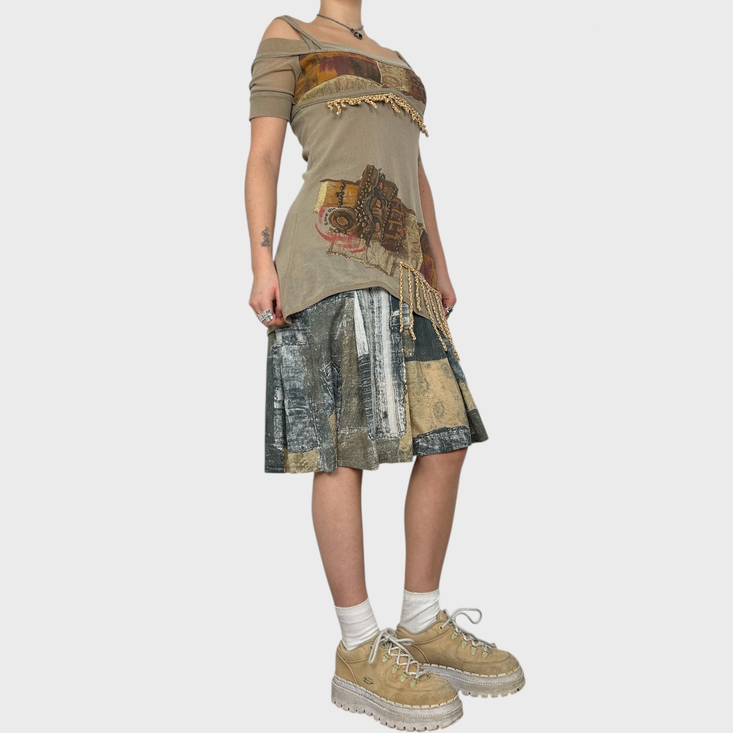 Save The Queen Layered Mesh Dress - M