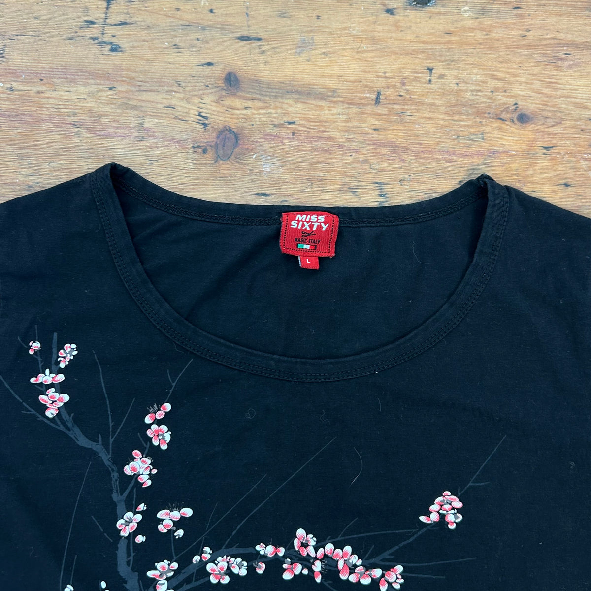 Miss Sixty Graphic Blossom Tee - S/M