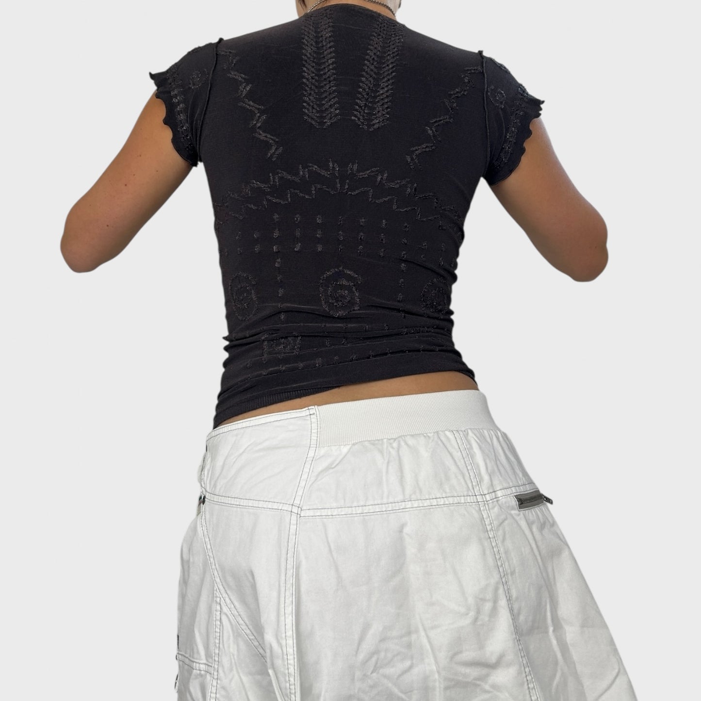 Marithé François Girbaud Mesh Top - M
