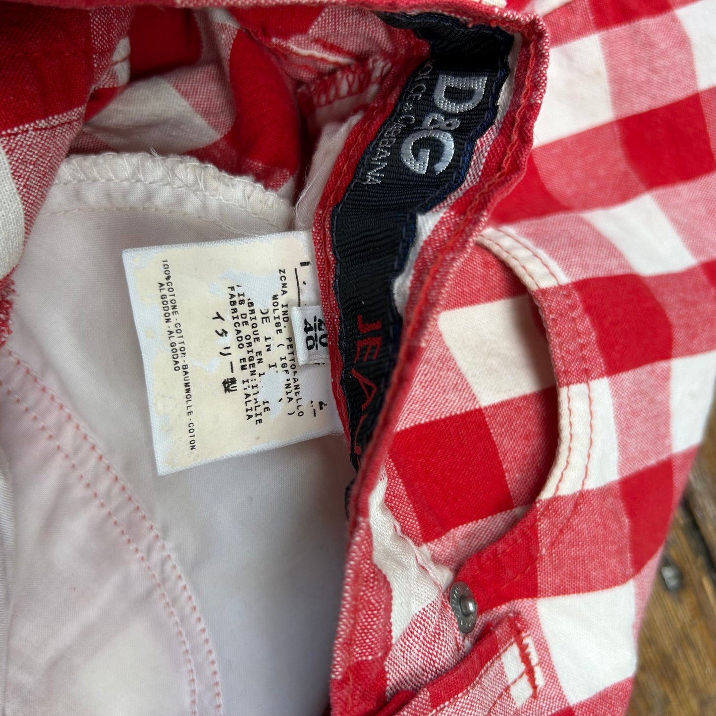 Dolce & Gabbana Gingham Mini Skirt - Size XS-S