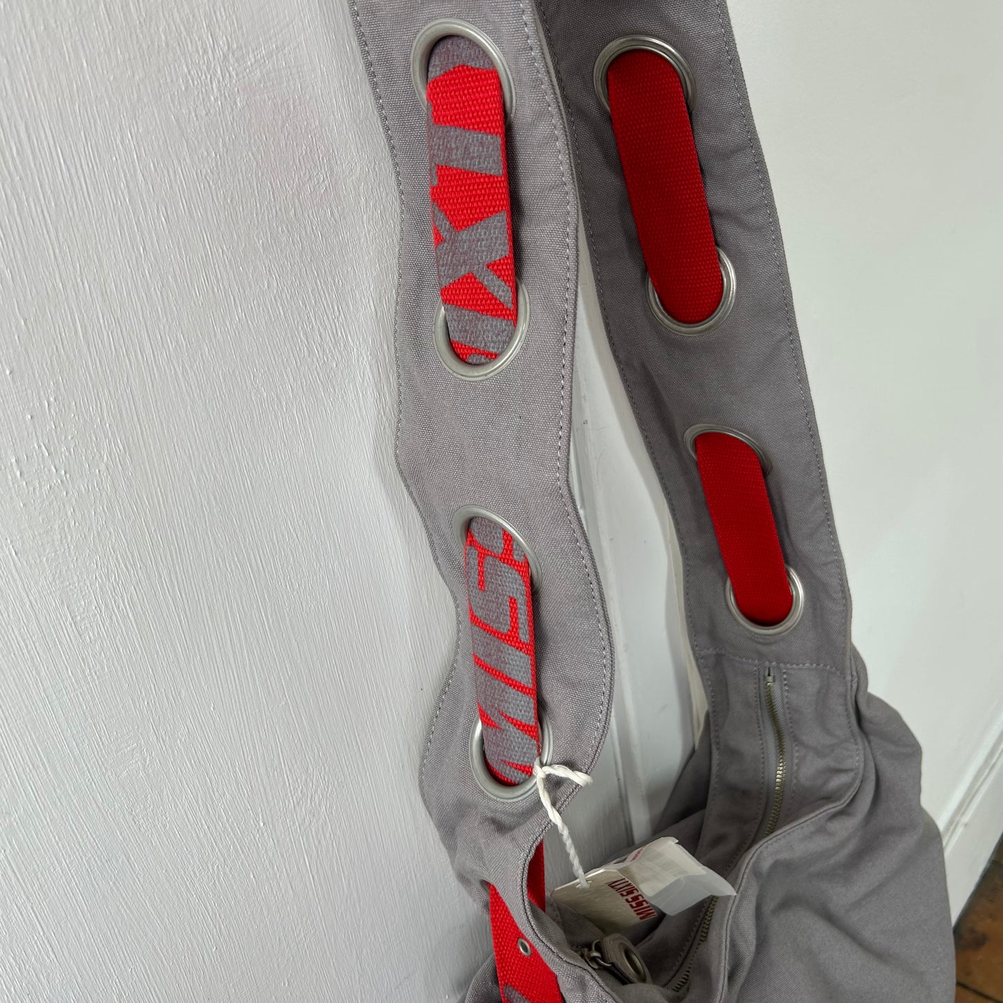 Miss Sixty BNWT Grey Canvas Belt Bag