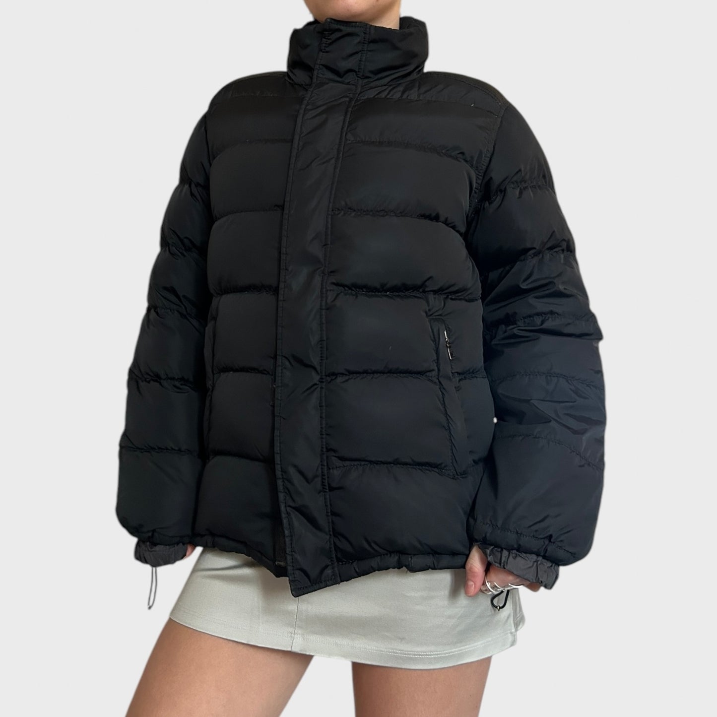Vintage Black Prada Sport Puffer Jacket