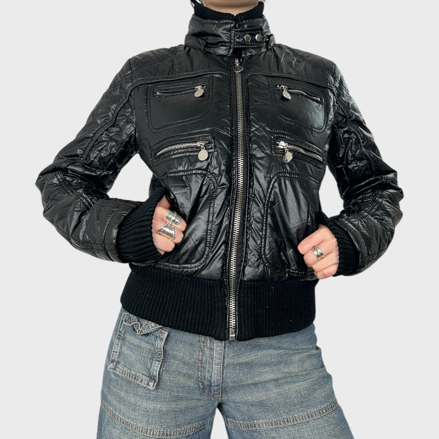 Vintage Moncler Bomber Jacket - S