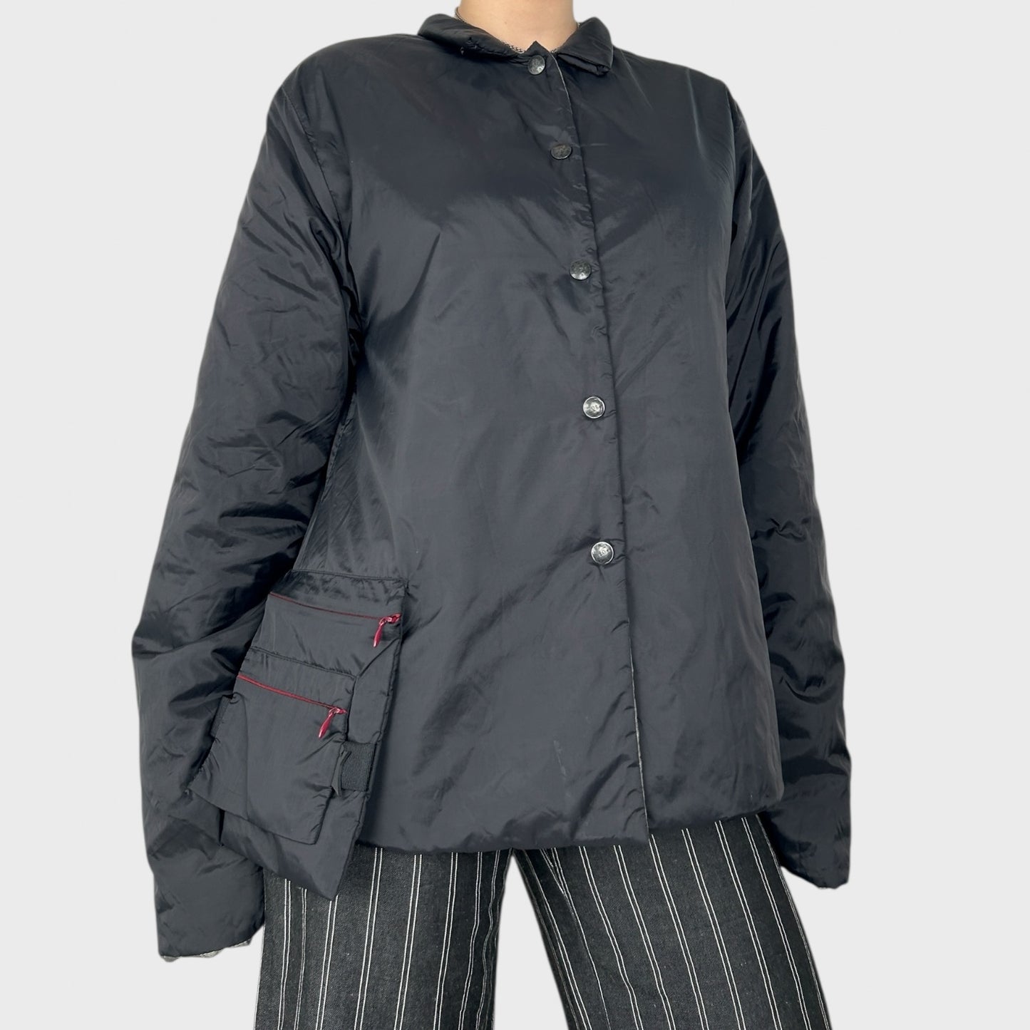 Cop Copine Puffer with Bag Pocket Detail - M