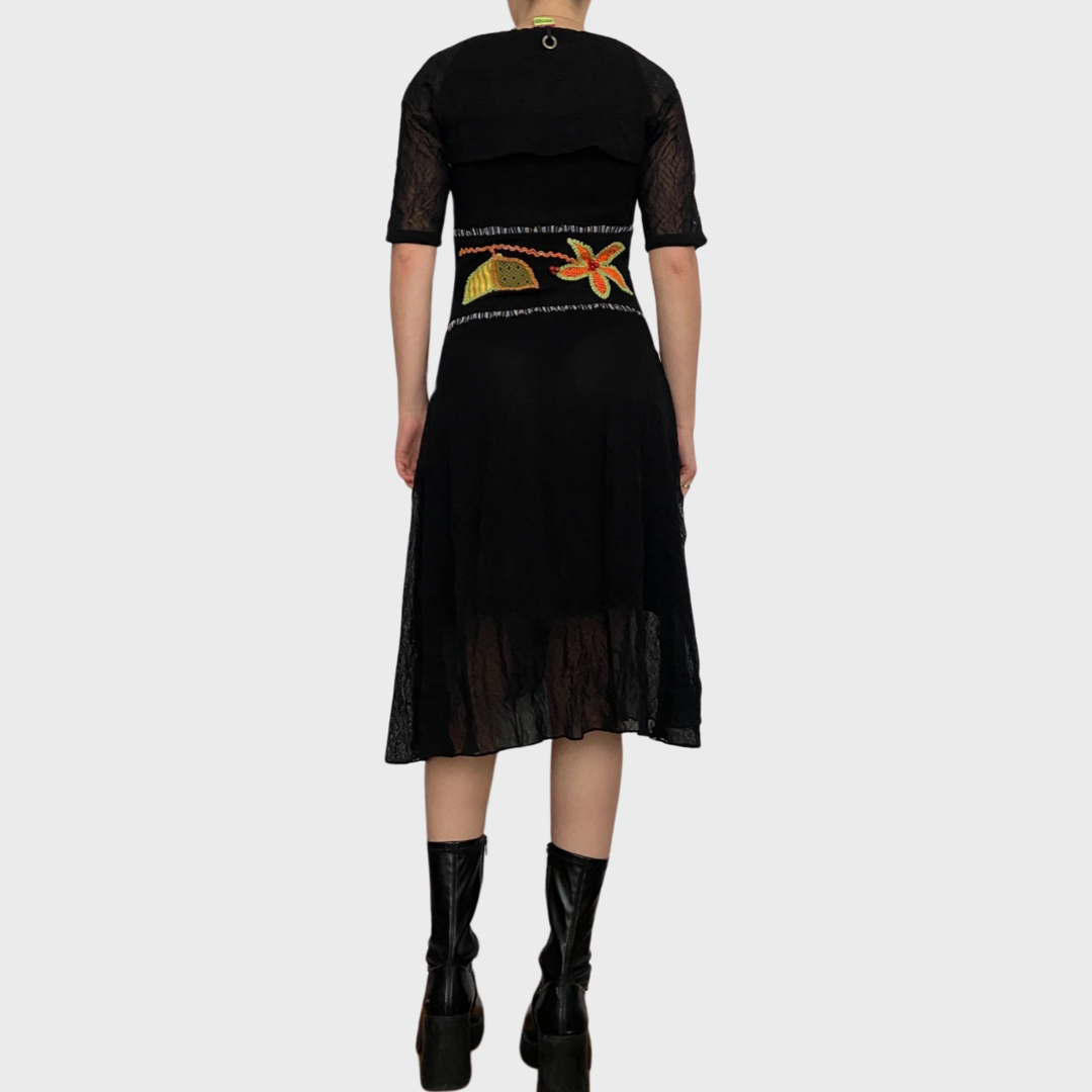 Save the Queen midi dress + shrug