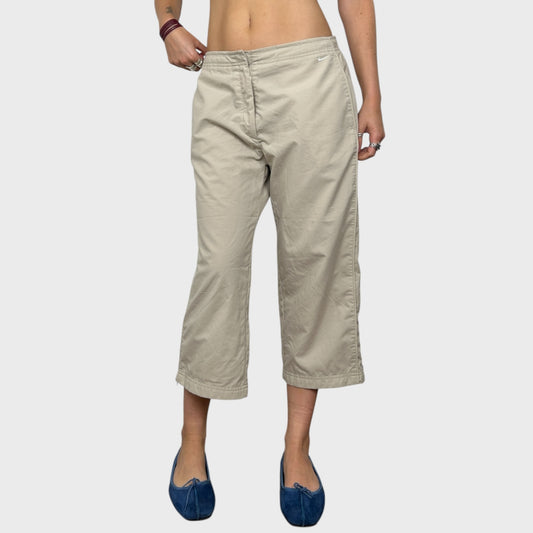 Beige Nike Sporty Capris - M