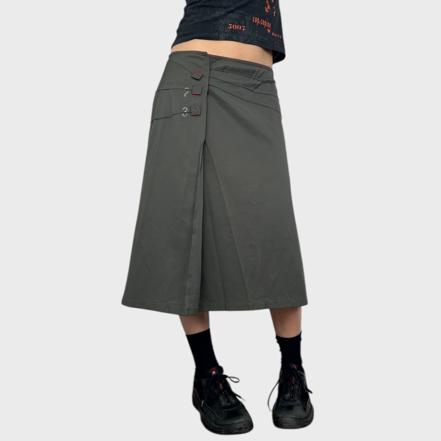 Cop Copine Velcro Midi Skirt - M/L