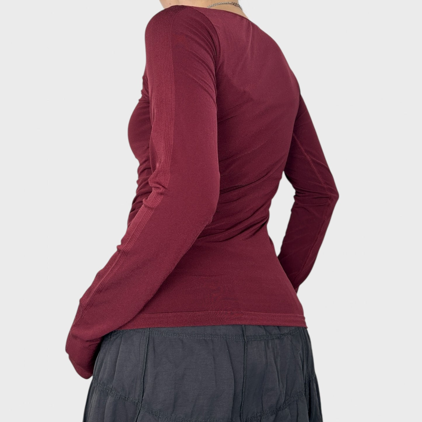 Marithé + François Girbaud Slinky Long Sleeve Top - M