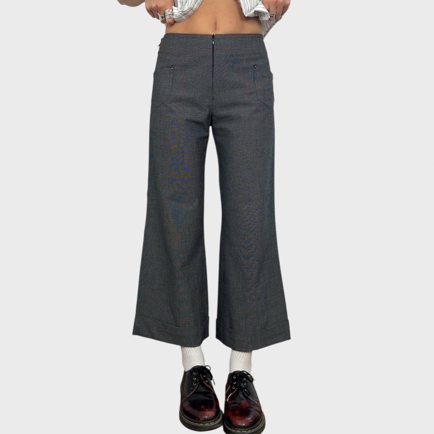 Cop Copine Wide-Leg Trousers - M
