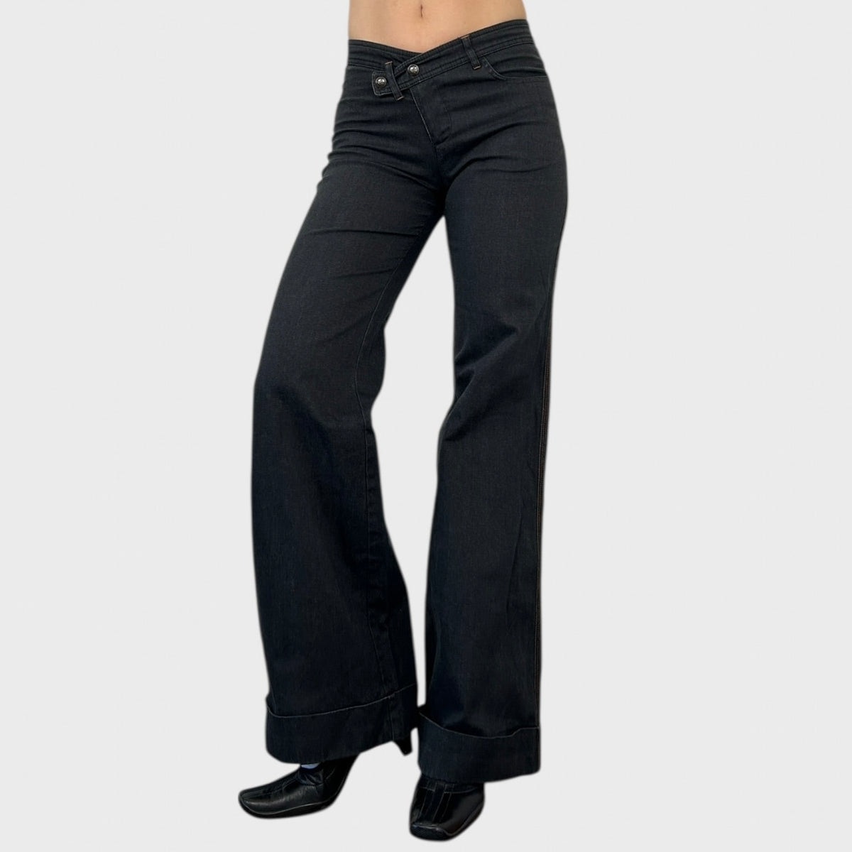 Cop Copine Charcoal Grey Trousers - M/L