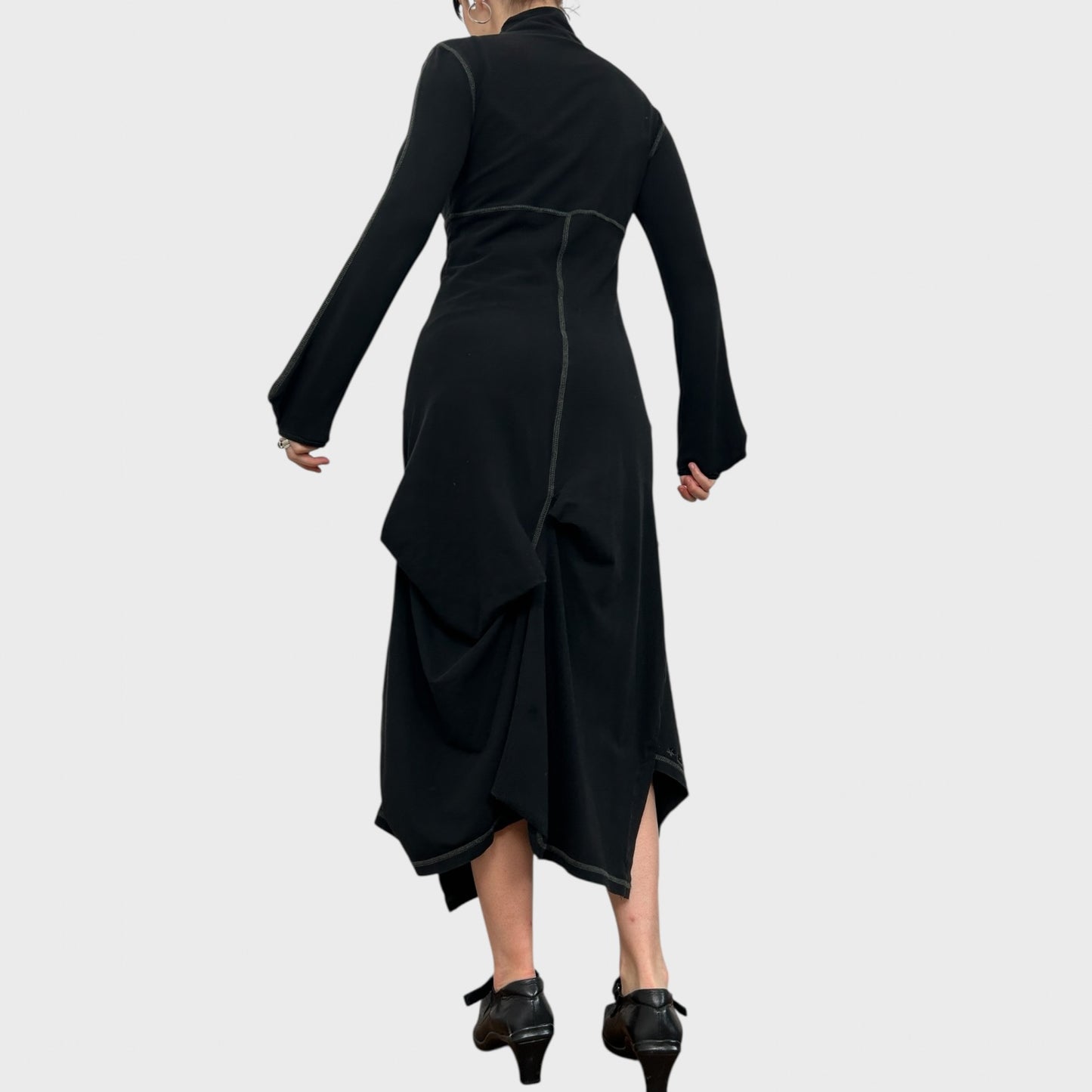 Cop Copine Ruched Archive High Neck Dress - M