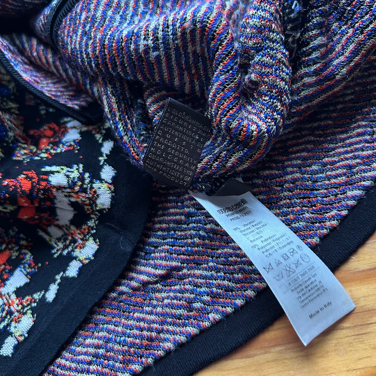 Roberto Cavalli Graphic Midi Dress - S/M