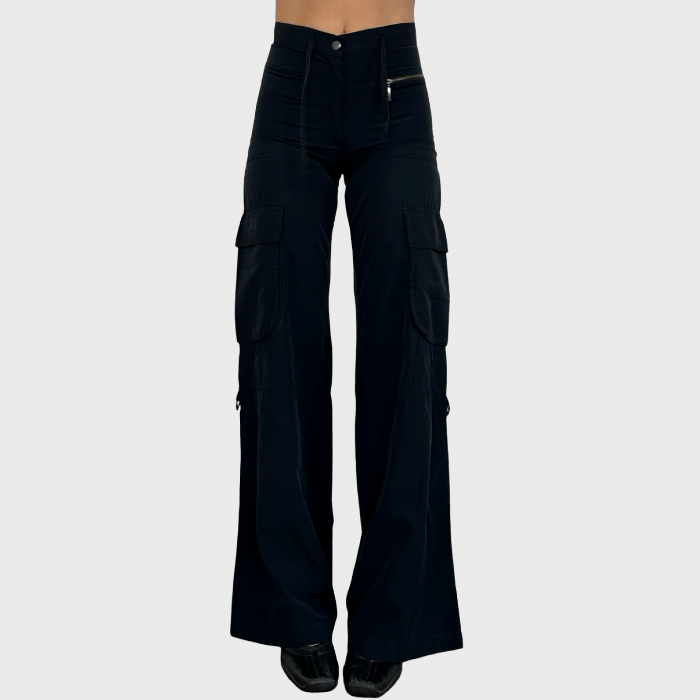 Cop Copine Black Cargo Trousers - XS/S