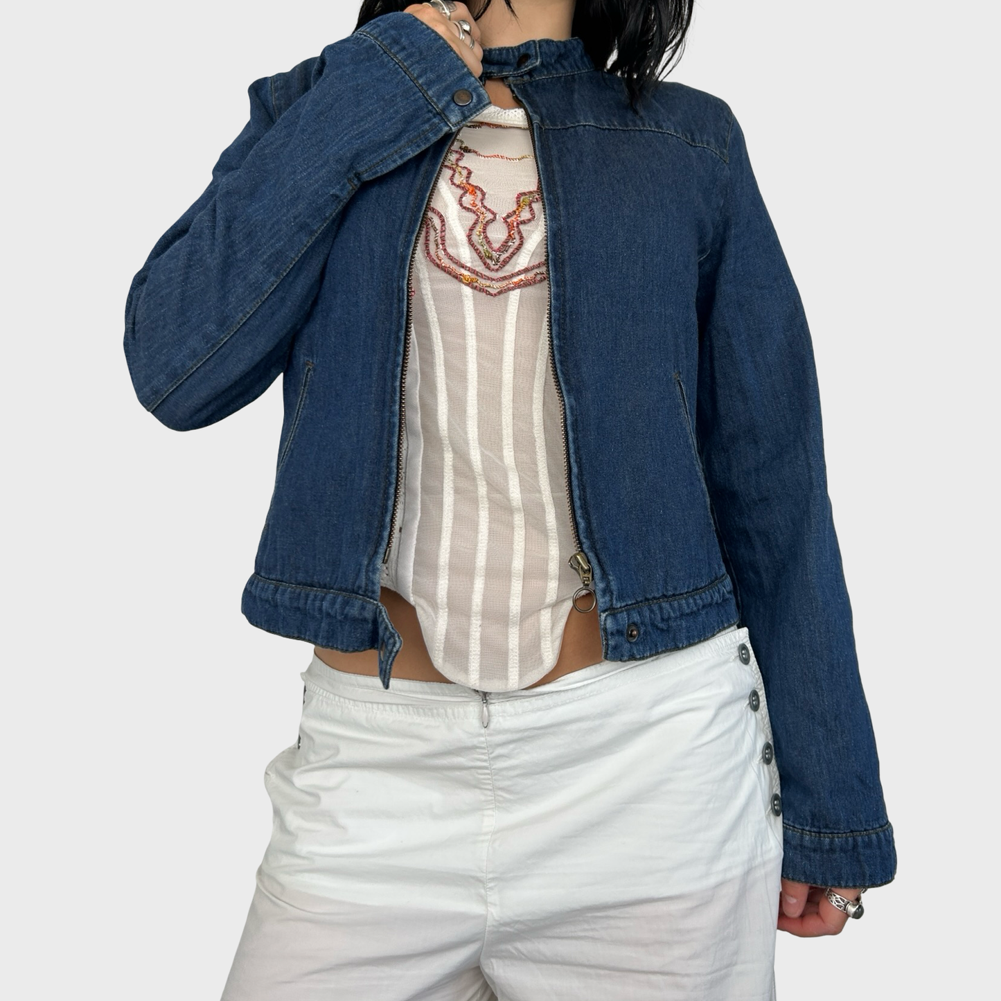 Cop Copine Blue Denim Jacket - S/M