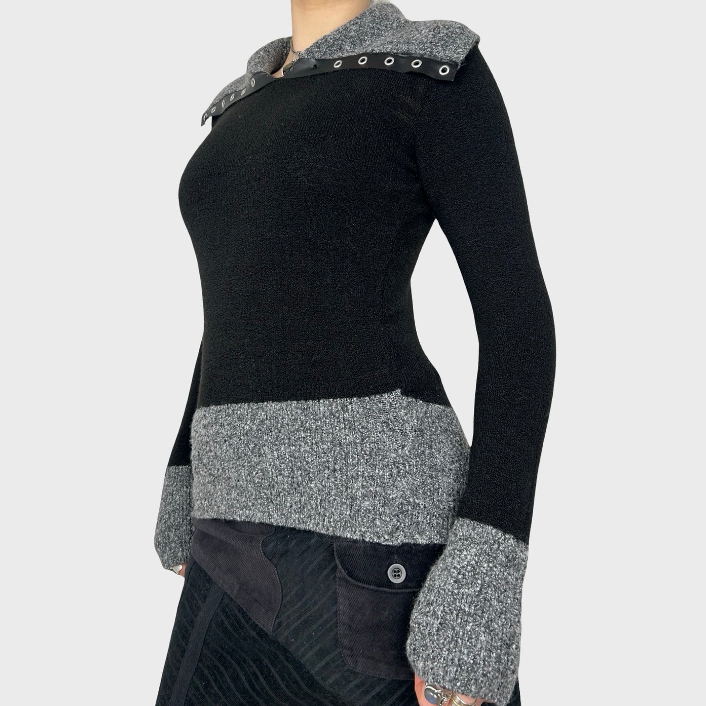 Morgan Wide Neck Knit Jumper - XS/S