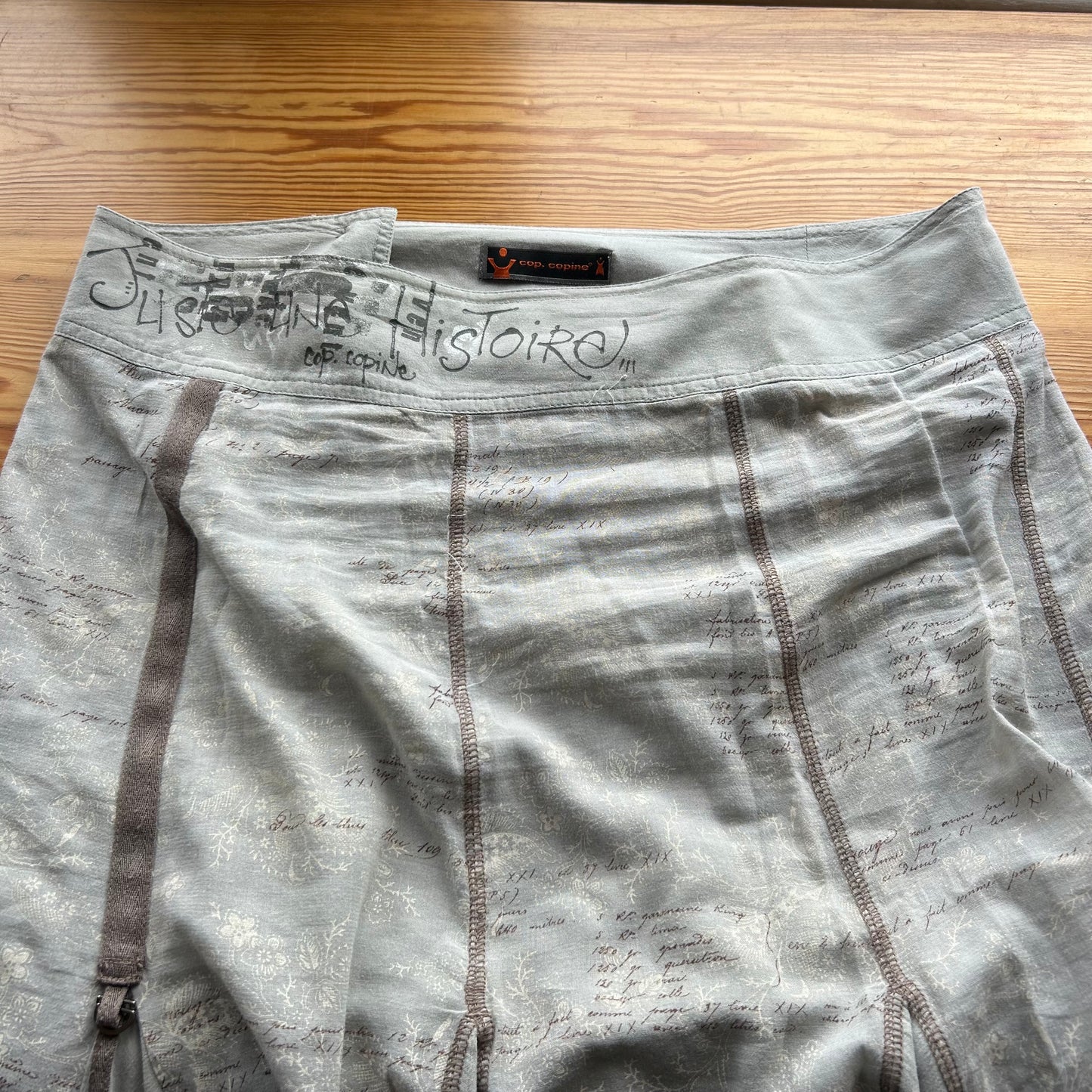 Cop Copine Frilly Midi Skirt - L