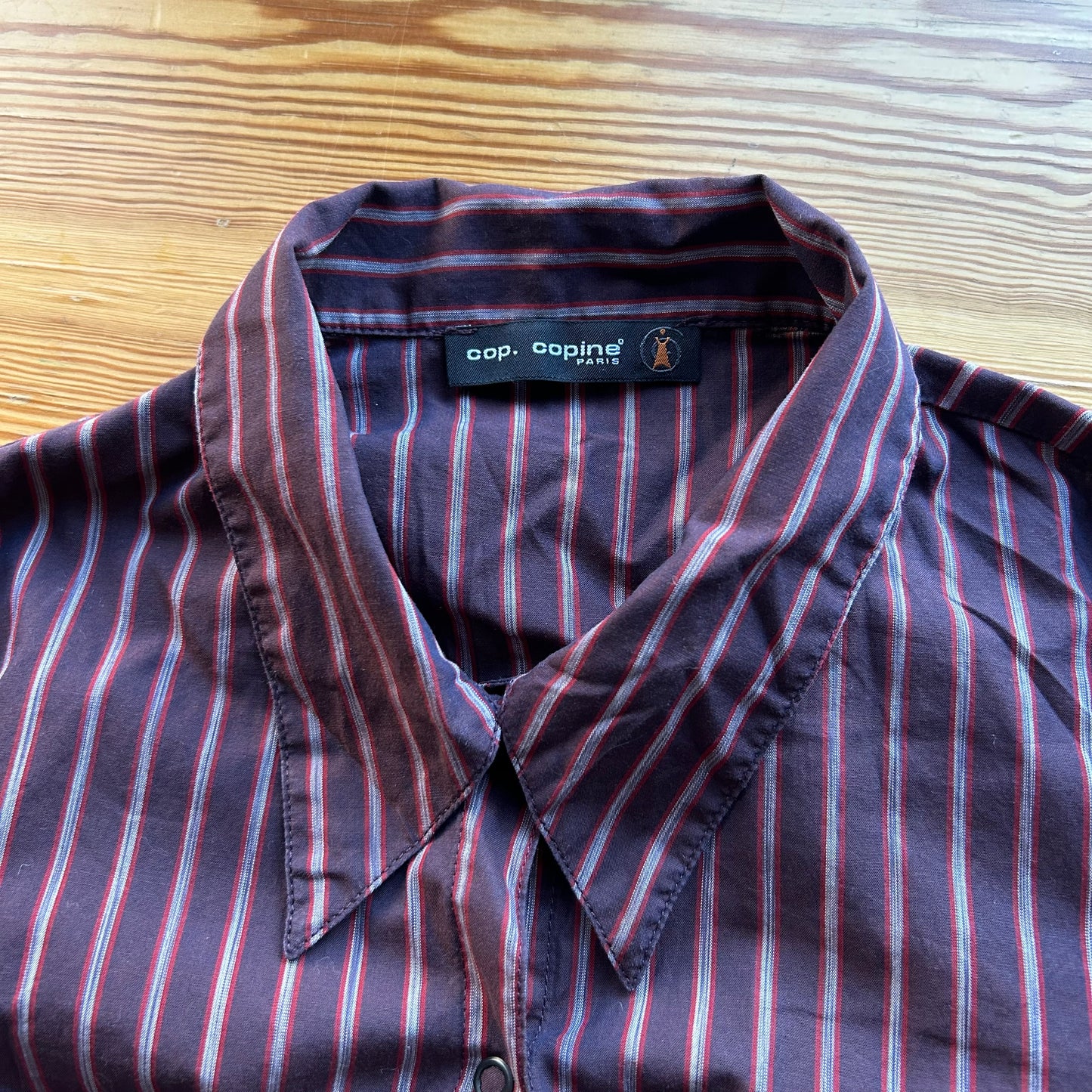 Cop Copine Striped Button Maxi Dress - S