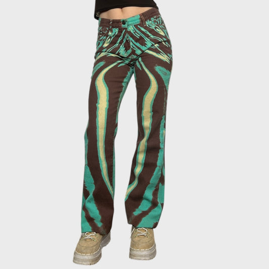 Roberto Cavalli Graphic Print Jeans - S