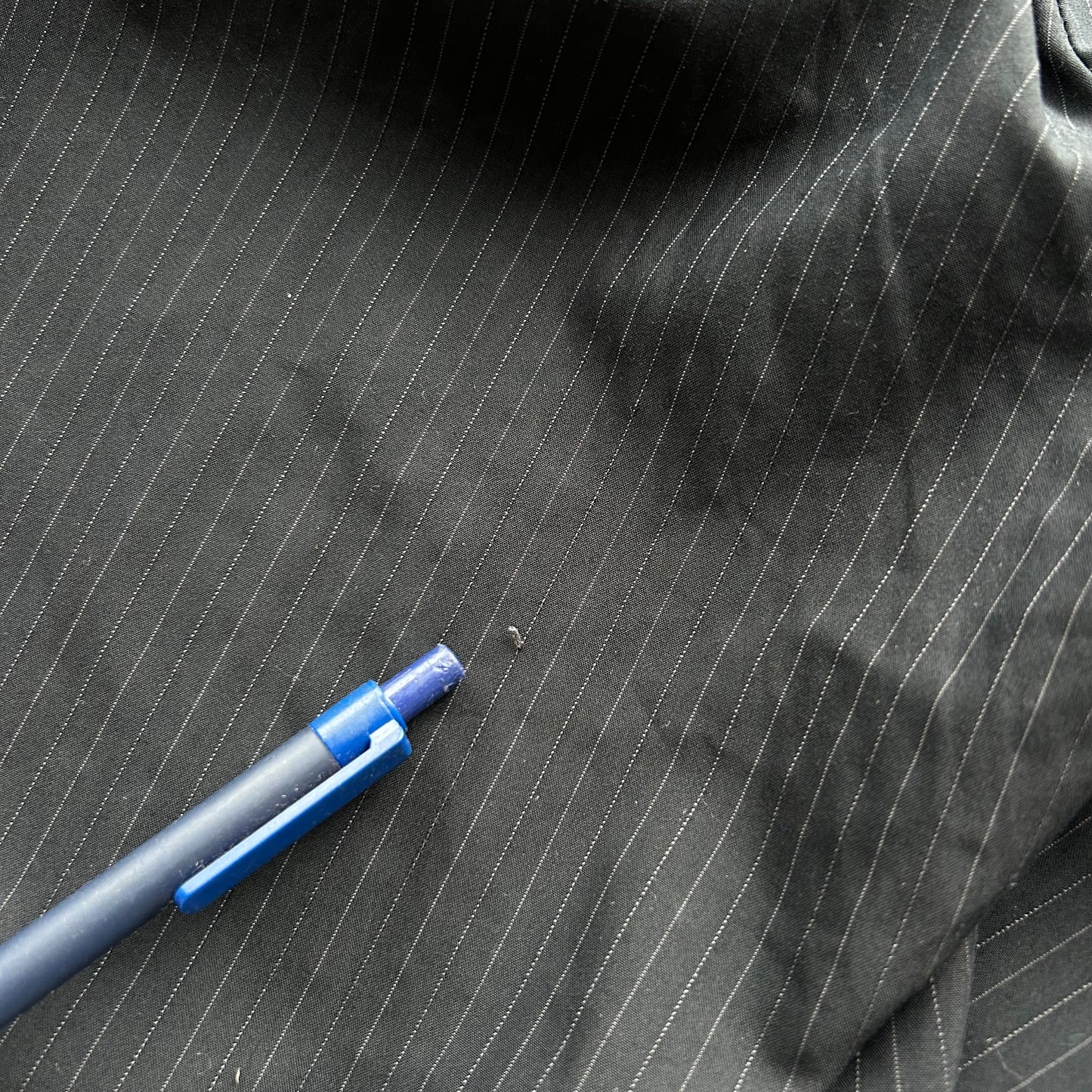 Cop Copine Pinstripe Wide Leg Trousers - M/L