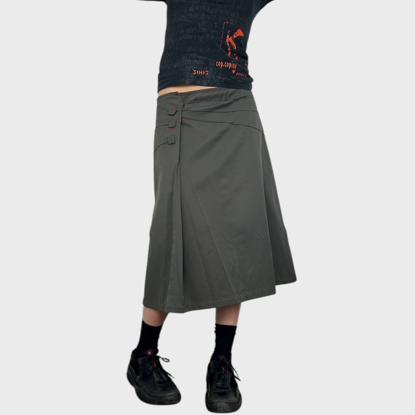 Cop Copine Velcro Midi Skirt - M/L