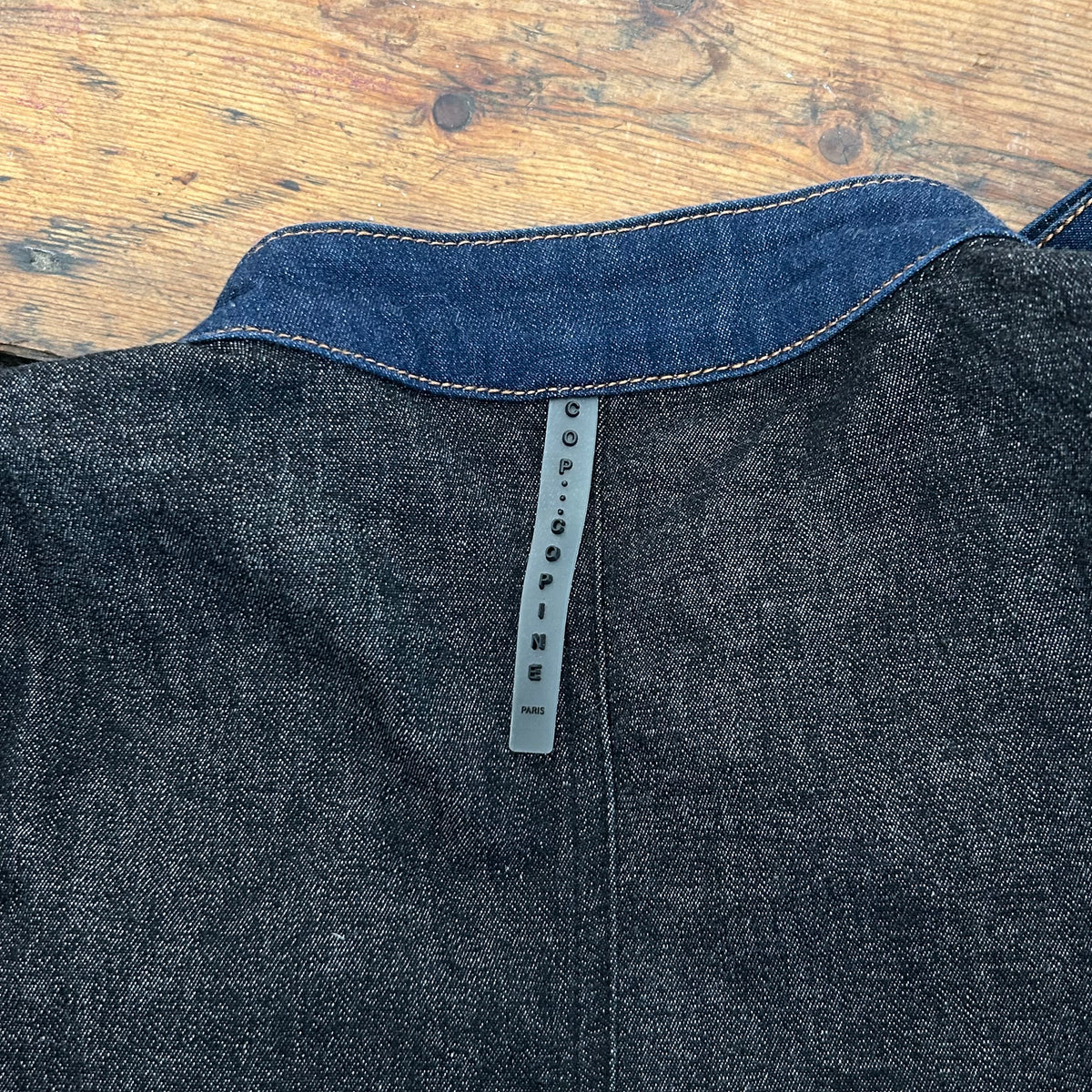Cop Copine Two-Tone Denim Jacket - M