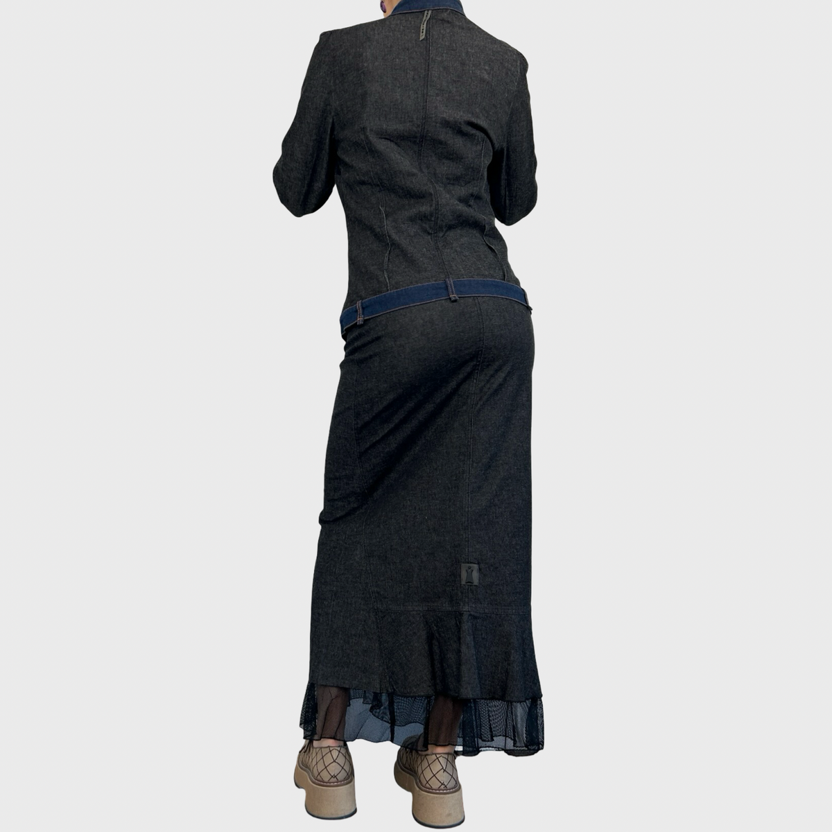 Cop Copine Two-Tone Denim Jacket - M