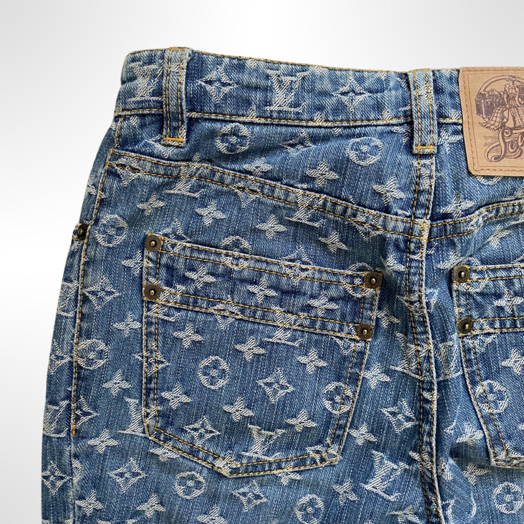 Louis Vuitton denim monogram jeans